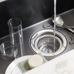 [JAJU/자주] 스텐 싱크거름망14CM_회전식 탈수 배수구 전용