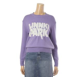 [페이지플린]라운드넥 레터링 자수 니트 (F4AKN008)