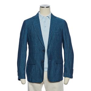 [레노마캐주얼]레노마맨 S/S 다크블루  린넨 캐주얼자켓 RPJMBJ52GJ