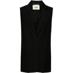 펜디 블랙 조끼 FT5990 S9AF0GME