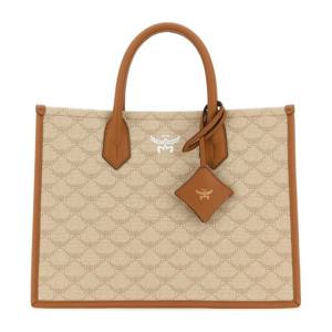 엠씨엠 프린트 캔버스 미디엄 토트백 MWTESAC02 I9