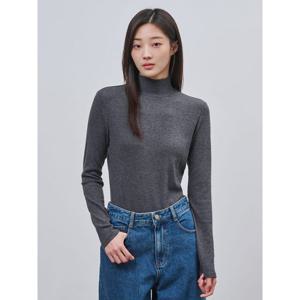 [빈폴레이디스] 골지 터틀넥 티셔츠  애쉬 (BF4X41E024)