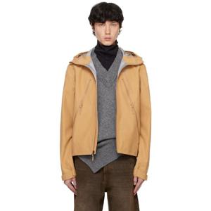 26 SS 메종마르지엘라 남성 탠 Salomon 윈드브레이커 재킷 251188M180001