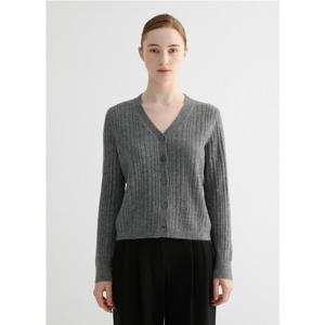 [쉬즈미스]울 혼방 글리터 브이넥 니트 가디건 (SSKCDO41070)