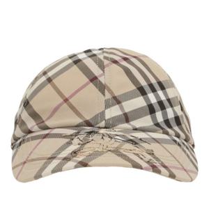 버버리 체크 패턴 베이스볼 캡 8102967 A5686