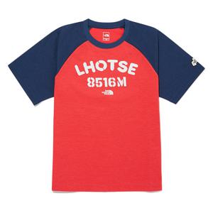 [노스페이스] 키즈 마운틴 피크 숏 슬리브 라운드티 NT7UQ05U_RE