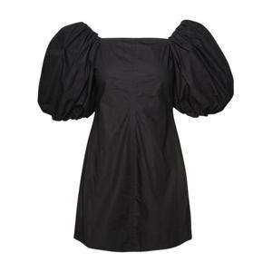 가니 미디 원피스 F8827099 BLACK DOM