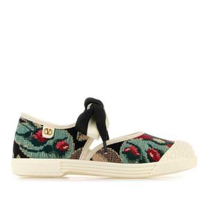 발렌티노 자수 캔버스 슬립온 6W2S0LH9GBS QPV