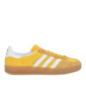 아디다스 옐로우 나일론 스웨이드 로우탑 스니커즈 IE6606