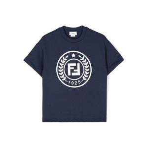 키즈 펜디 티셔츠 JUI167 5V0 F1I11 YALE BLUE