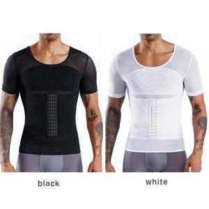 보정 속옷 남자 복대 보정 티 반팔 코르셋