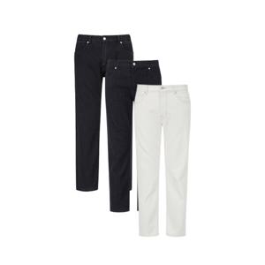 [에디션앤드지]에디션 25년 신상품 테이퍼드 크롭 데님 스판 팬츠 NEF2DP1622