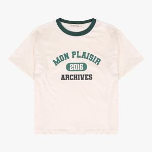 [일로딜로]모던 배색 반팔티 IDRA25355