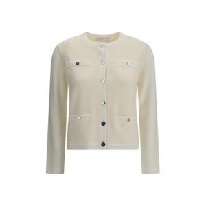 토리버치 가디건 146098102 NEW IVORY WHITE ASPARA DOM