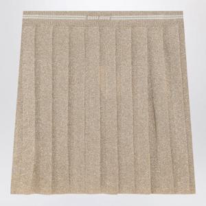 미우미우 숏 스커트 MMG529OOO159F Metal