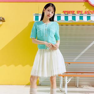 [랩]발레 미니 밴딩 샤 스커트(AQ2WS443)