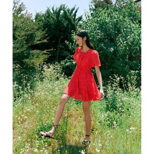 [랩]도트 프린트 미니원피스(AQ2WO561)