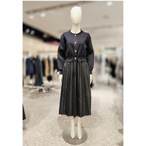 [코데즈컴바인] 니트배색 플리츠 원피스 (CKA-OP901W2)