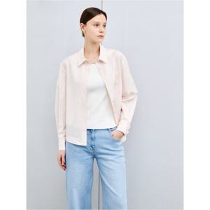 [아이잗컬렉션(피)]루즈핏 비즈 포인트 캐주얼 셔츠 (CR4A0BL121)