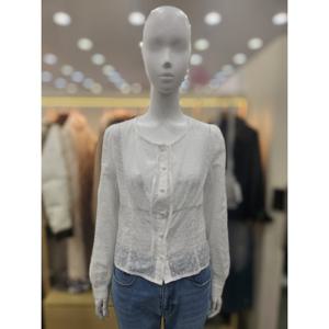 [플라스틱아일랜드]자수 콩단추 블라우스 PR2WB866_DJ