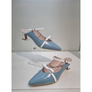 [에스콰이아][에스콰이아] 여성 세미정장 샌들 굽5센치 PFEMST58