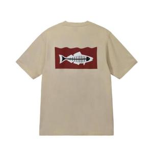 스투시 x 힐 더 베이 피그먼트 다이드 티셔츠 베이지 3903769