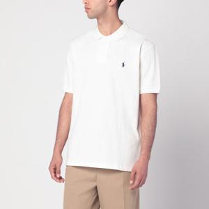 랄프로렌 화이트 코튼 오리지널 핏 폴로 셔츠 710850860021CO D