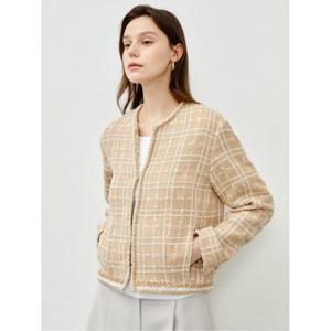 [아이잗컬렉션(피)]배색 디테일 라이트 재킷 (CR4A0JK141)