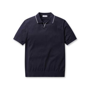 [폴햄]남성 슬릿넥 플레인 반팔 니트 PHF2ET1040