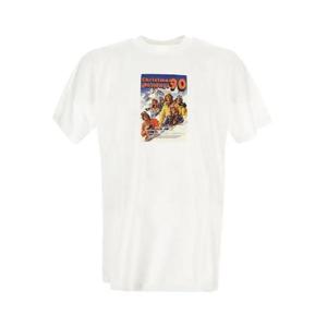 26 SS 패밀리 퍼스트 포스트카드 프린트 티셔츠 TF2408WHITE TP438400171