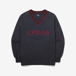 [FILA] [휠라] TAG가 89,000원 브이넥 로고 맨투맨(FS2POG3151F_IDO) (FS2POG3151F_IDO)