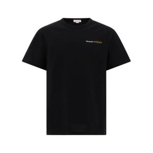 알렉산더 맥퀸 반팔 티셔츠 776281QXAAB0552 BLACK DOM