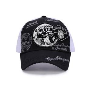 [지프]공용 아웃도어 어드벤처 원형 와펜 매쉬 볼캡 모자 JQ2GCU412