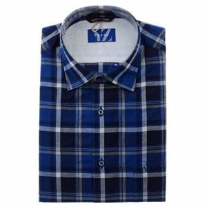 [예작]YJEMUA659_밑단 일자 약써커 빅체크 일반핏반소매