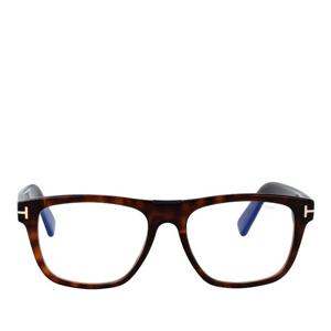 톰포드 토르토이즈쉘 렉탱귤러 풀 림 안경테 FT5902 B 052 54