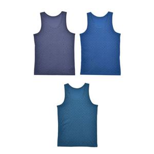 (폴밋) 실켓 가공 순면 남성 니트 런닝 3매입 남성런닝