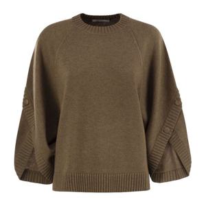 막스마라 오버사이즈 울 캐시미어 니트 스웨터 2521366021600 0