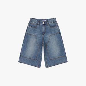 유니) 텐셀 난스판 더블니 올약 틴 캣워싱 와이드 7부 AP2DL7480-MB