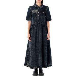 가니 데님 롱 원피스 J17576779 055