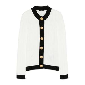 발망 화이트 케이블 니트 가디건 FF1KL191 KI64GAB