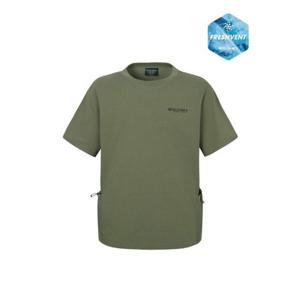 디스커버리반팔티 AQS DMTR67053-KAL 프레시벤트 워시드 남성 경량 하이브리드 반팔 티셔츠