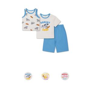 탑텐키즈 MKF3IP3301공용 유아 쿄니 모달스판 3pcs 셋업