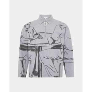 JW앤더슨 긴팔 티셔츠 JO0274PG1755 945 Mid grey melange