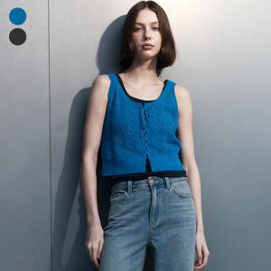 [게스(진)]여성 프론트 레이스업 뷔스티에 베스트 OP2S5792