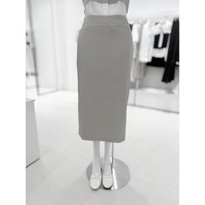 [숲]뒷밴딩 H라인 미디스커트 (SB9SR301)