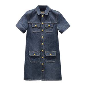 셀린느 데님 미니 원피스 RR03S0842 07IA