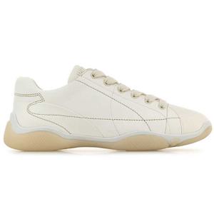 26 SS 프라다 로고 디테일 레이스업 러버 나파 레더 스니커즈 1E942NF025038