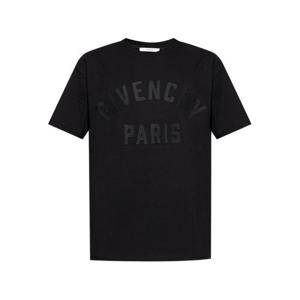 지방시 반팔 티셔츠 BM71NK3YRS 001 Black