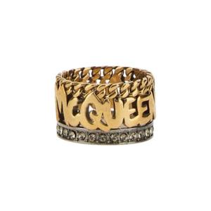 알렉산더 맥퀸 반지 734763 J160T7286 GOLD