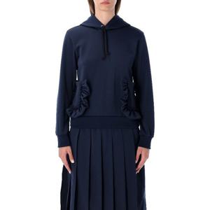 꼼데가르송 러플 슬리브 포켓 후드티 NPT00605 1